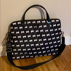 KATE SPADE WILSON ROAD BOW DAVENEY LAPTOP BAG